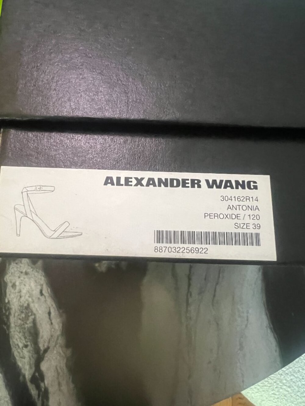Alexander Wang Antonia White Leather Sandals - Picture 11 of 11